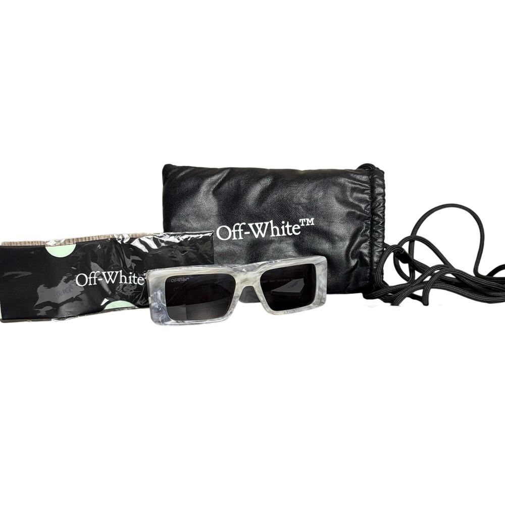 NEW Off-White Unisex Sunglasses - Milano, Marble Gray.